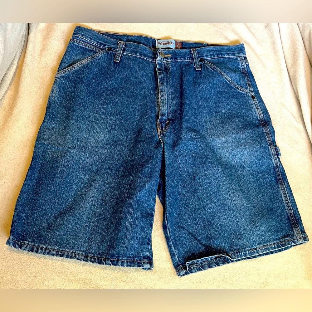 Wrangler Men's Blue Denim Shorts